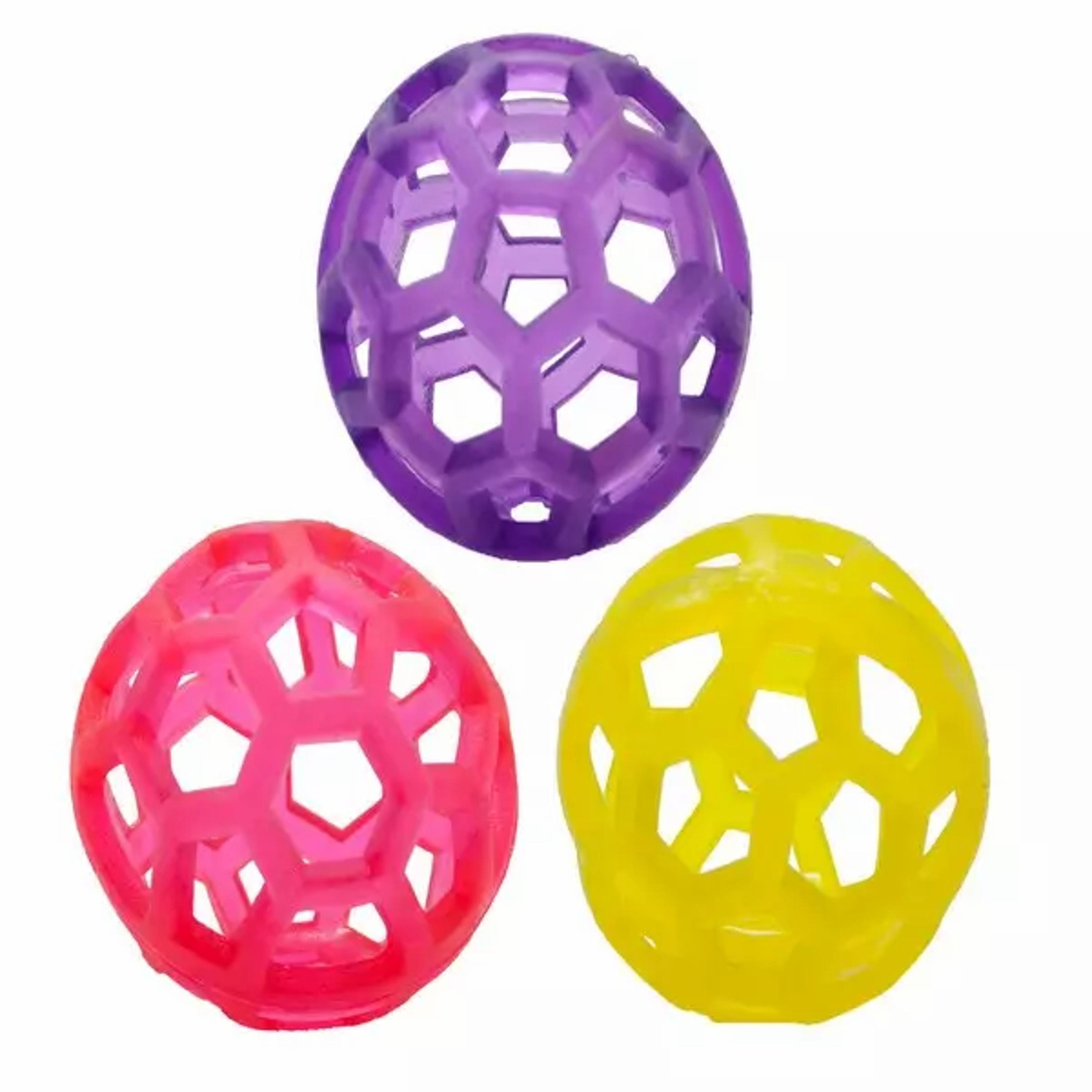 James and Steel Small TPR Open Frame Ball Dog Toy Single Pack of 1