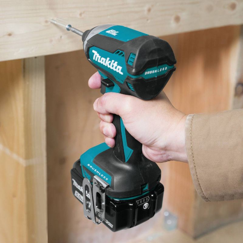 Makita 2-Tool Compact Hammer Drill Driveramp Impact Driver Cordless Tool Combo Kit