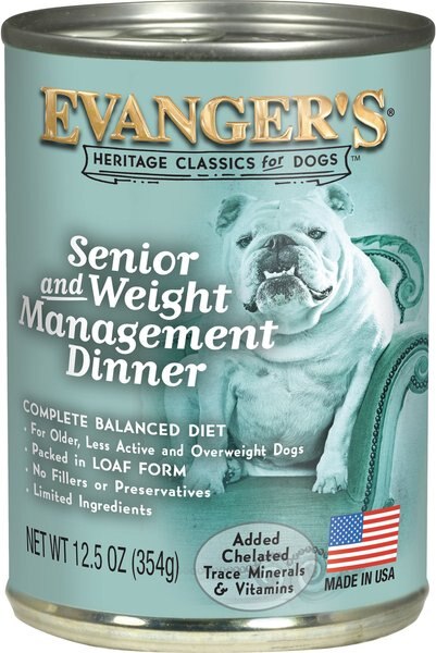 Evanger's Classic Recipes Senior and Weight Management Dinner Canned Dog Food