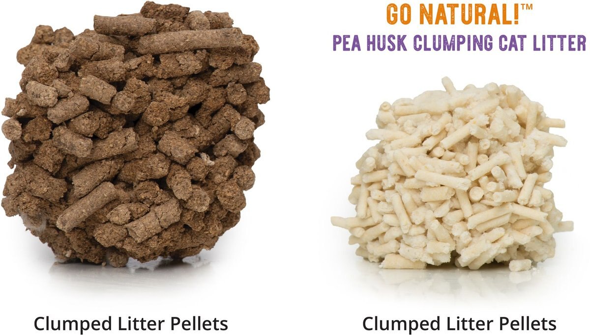 Catit Go Natural Pea Husk Clumping Cat Litter， Natural， 14.8-lb bag