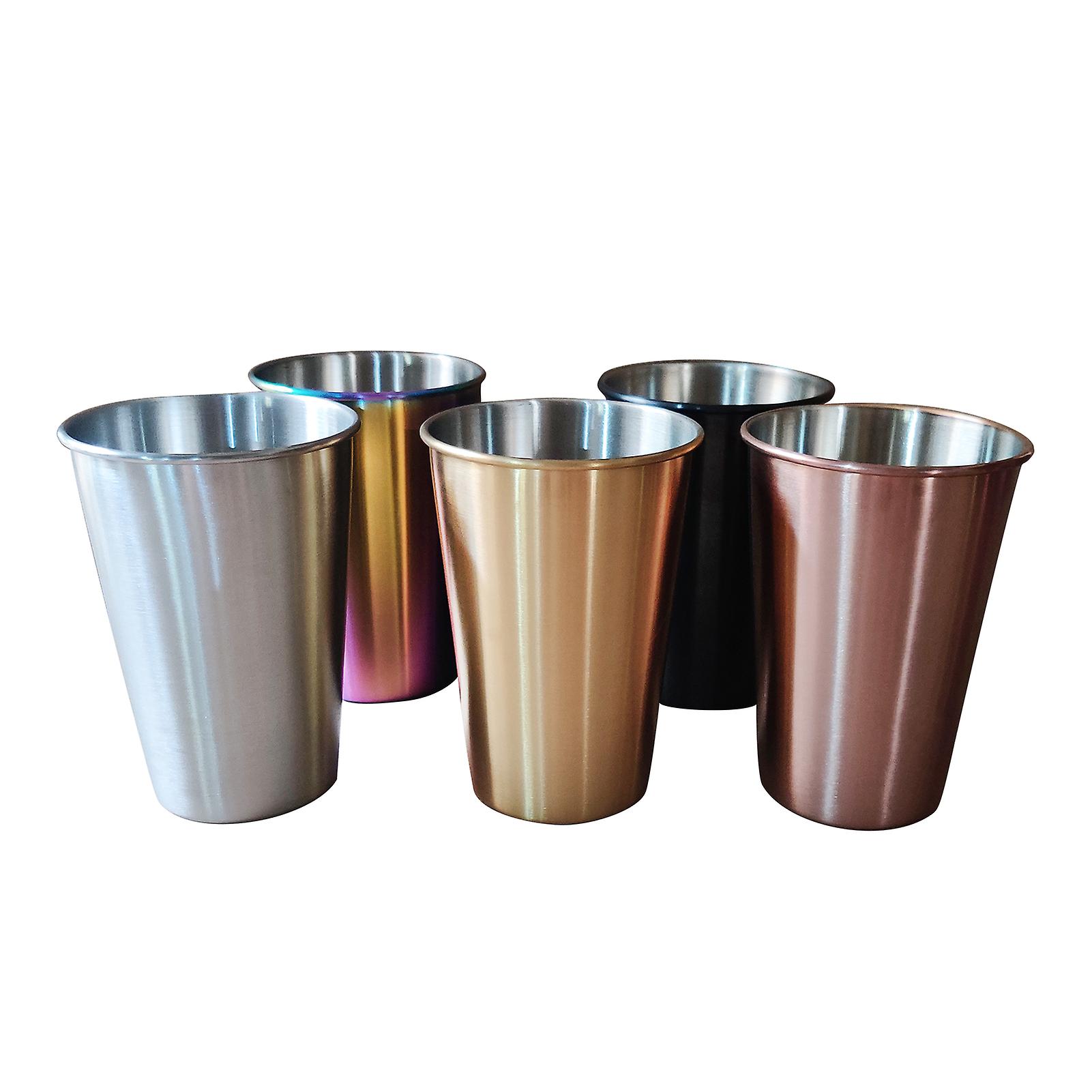 5 Pcs Stainless Steel Cups