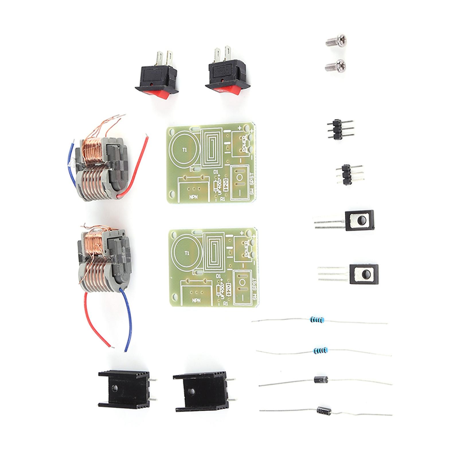 2 Sets 15kv High Voltage Generator Inverter Arc Igniter Coil Module Disassembled Parts