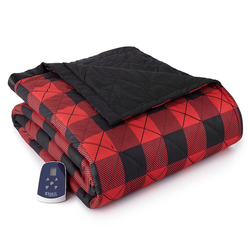 Micro Flannel? 7 Layers of Warmth Buffalo Plaid Electric Blanket