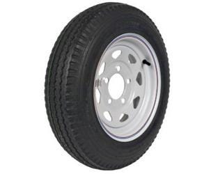 Kenda Loadstar Trailer Tire and 5-Hole Custom Spoke Wheel (5/4.5) - 530-12 LRB