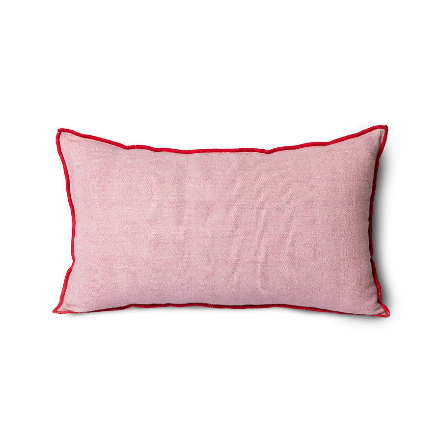 Pillow with trim - Candy floss