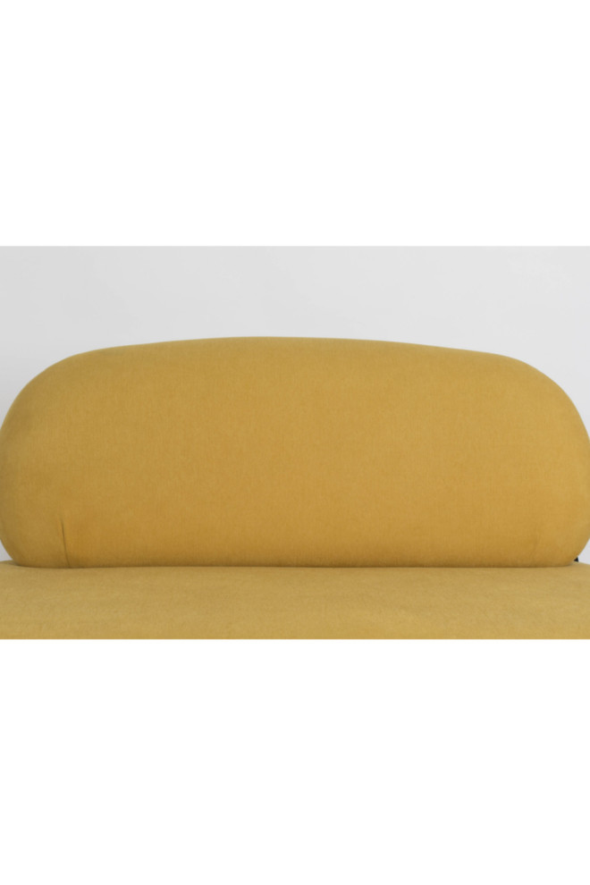 Yellow Upholstered Loveseat  Dutch Furniture Polly   Contemporary   Loveseats   by Luxury Furnitures  Houzz