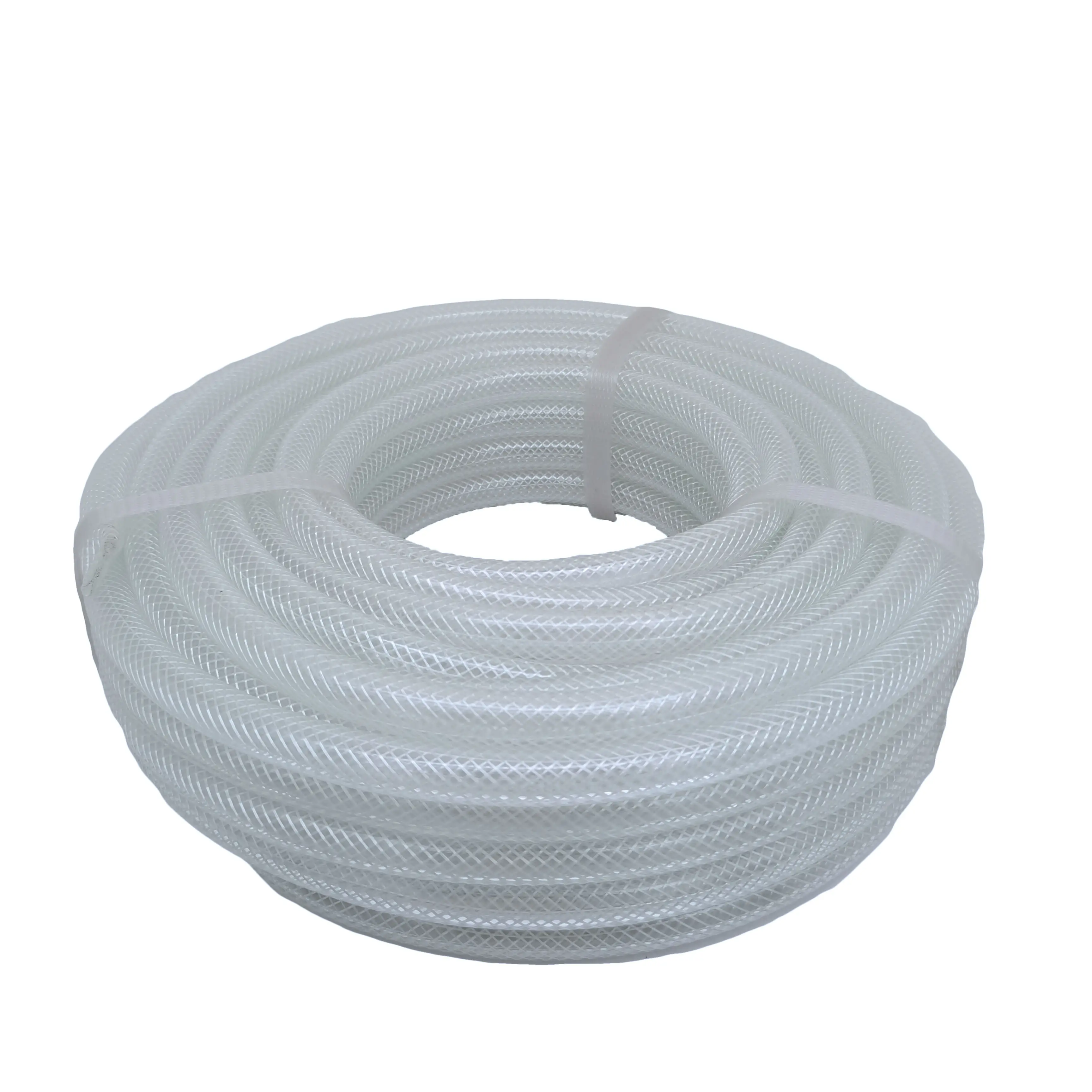 Factory Supply PVC Fiber Reinforced Hose Plastic Fiber Braided Garden Hose