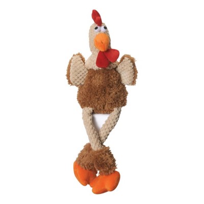 GoDog Skinny Rooster Dog Toy