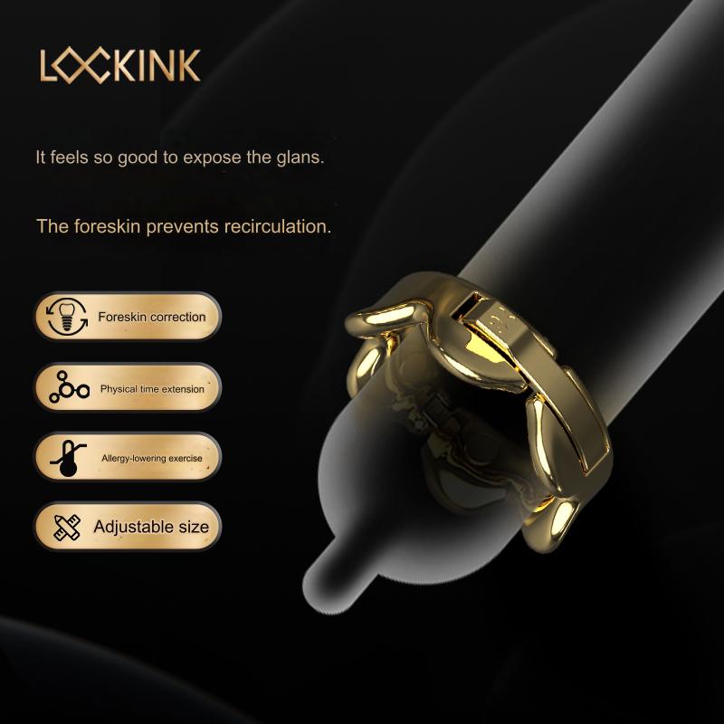 Soji Lord of The Rings Anti-Foreskin Male Corrector Sheep Eye Ring Sperm Locker