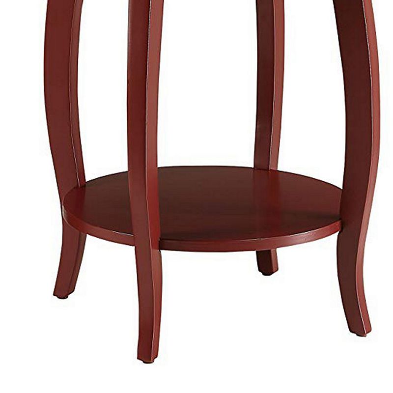 Trendy Side Table， Red