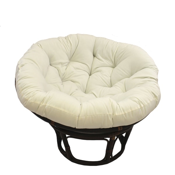 Bali 42-inch Papasan Chair with Twill Cushion