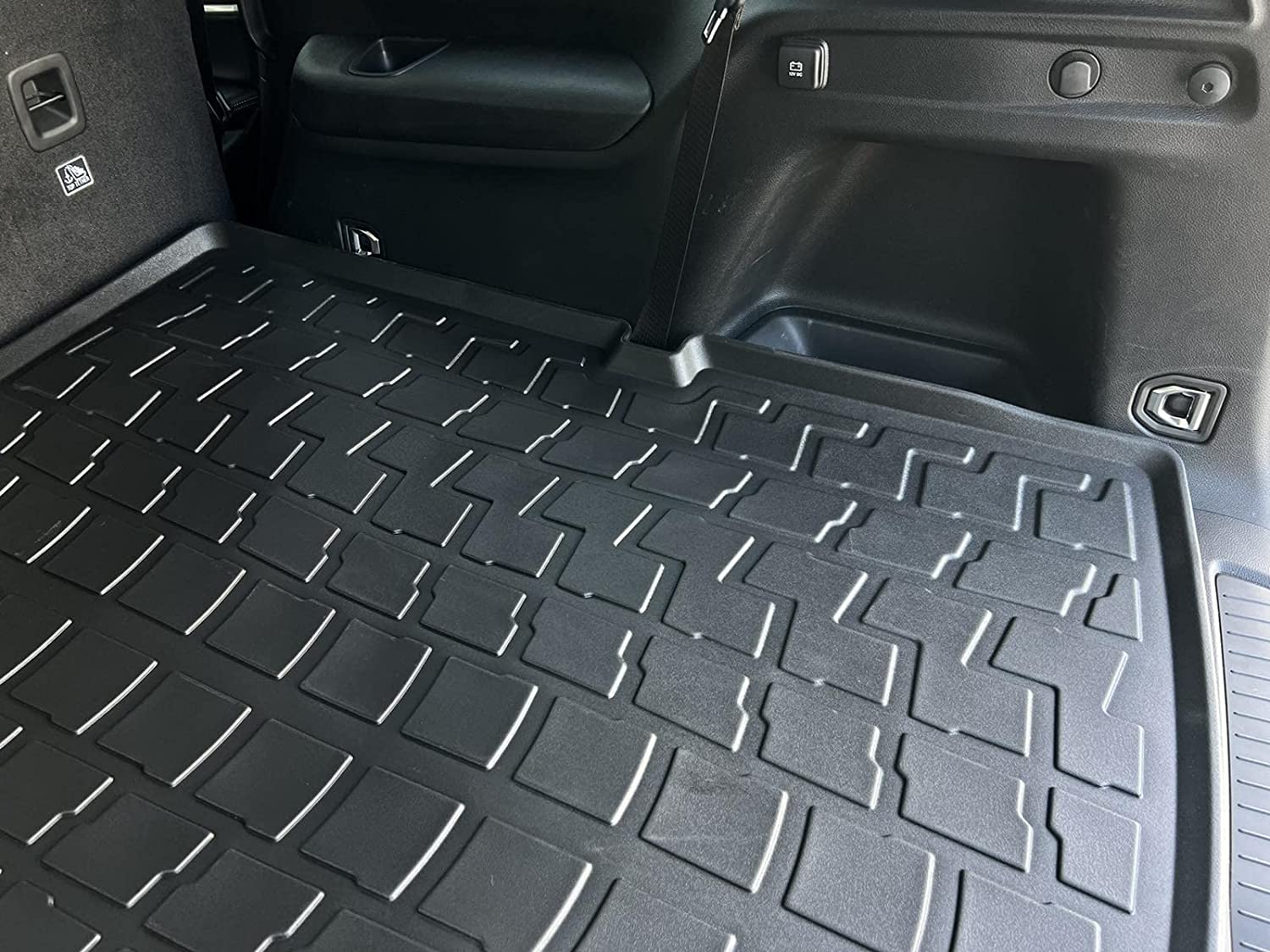 Premium Cargo Liner for Jeep Grand Cherokee L 7 Seats 2021 - 2023 - 100% Protection - Custom Fit Car Trunk Mat - All-Season Cargo Mat - 3D Shaped Laser Measured Trunk Liners for Jeep Grand Cherokee L