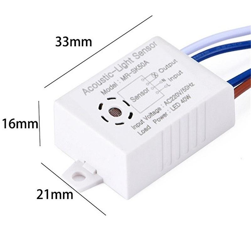 Home Sound Voice Sensor Switch Module Intelligent Auto On Off Light Smart Switch For Corridor Bath Warehouse Stair