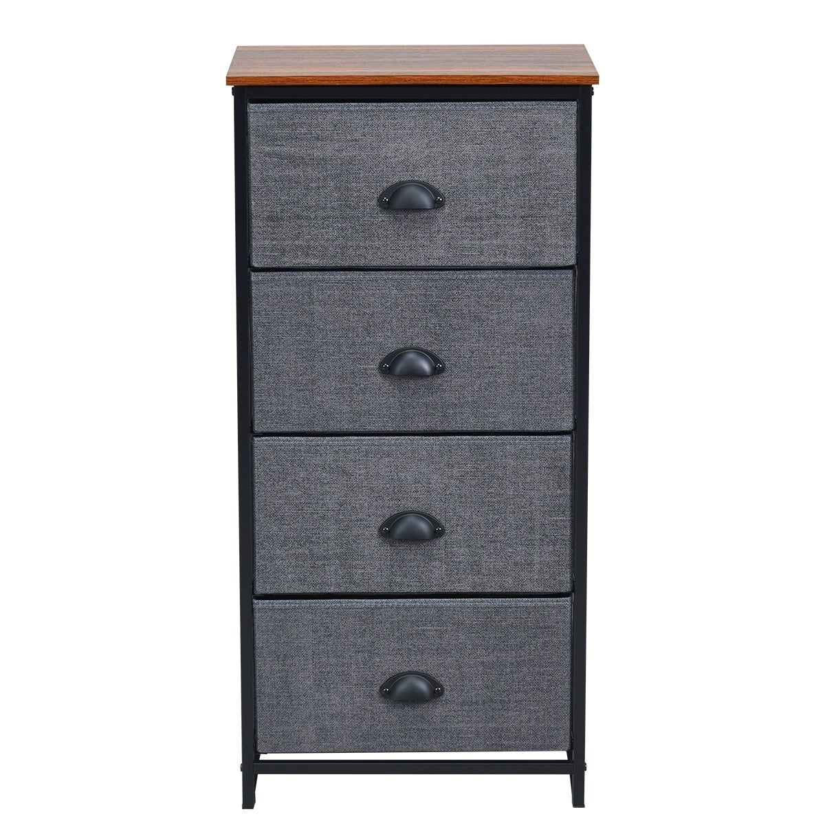 Chest Storage Tower Side Table Display Storage with 4 Drawers - 18