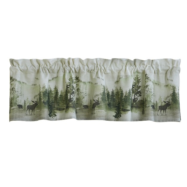 Park Designs Watercolor Wildlife Valance 60 X 14