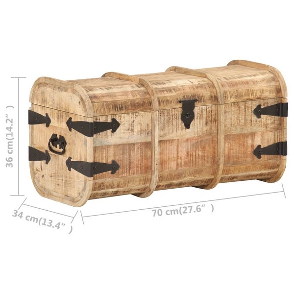 vidaXL Storage Chests 2 Pieces Solid Mango Wood