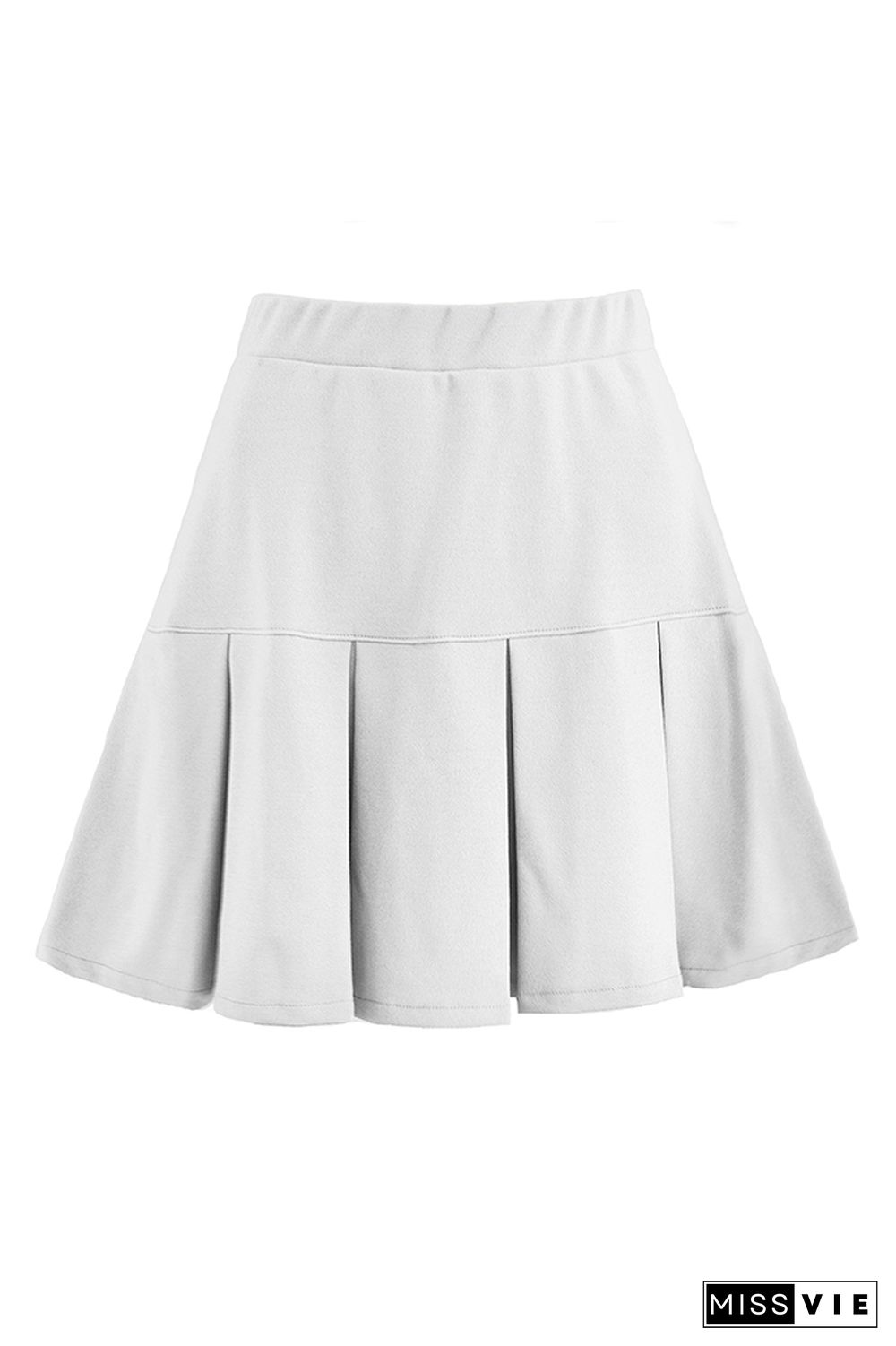 High Waist Pleated Mini Skirt Wholesale