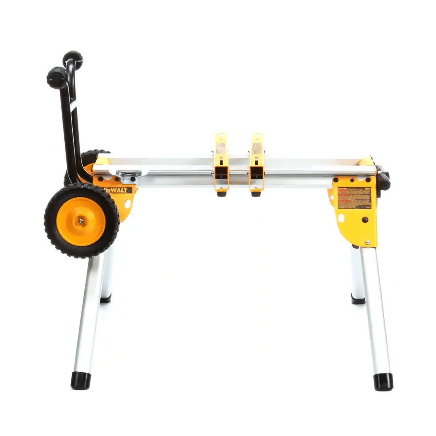 Dewalt DW7440RS 33lbs. Heavy Duty Rolling Table Saw Stand with Quick-Connect Stand Brackets with 200lbs. Capacity