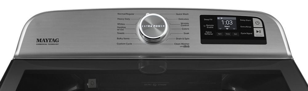 Maytag MVW8230HC Smart Capable Top Load Washer With Extra Power Button - 5.2 Cu. Ft.