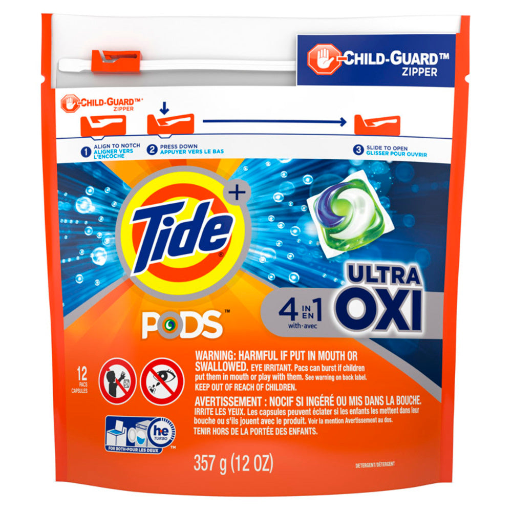 TIDE PODS ORG OXI 12CT