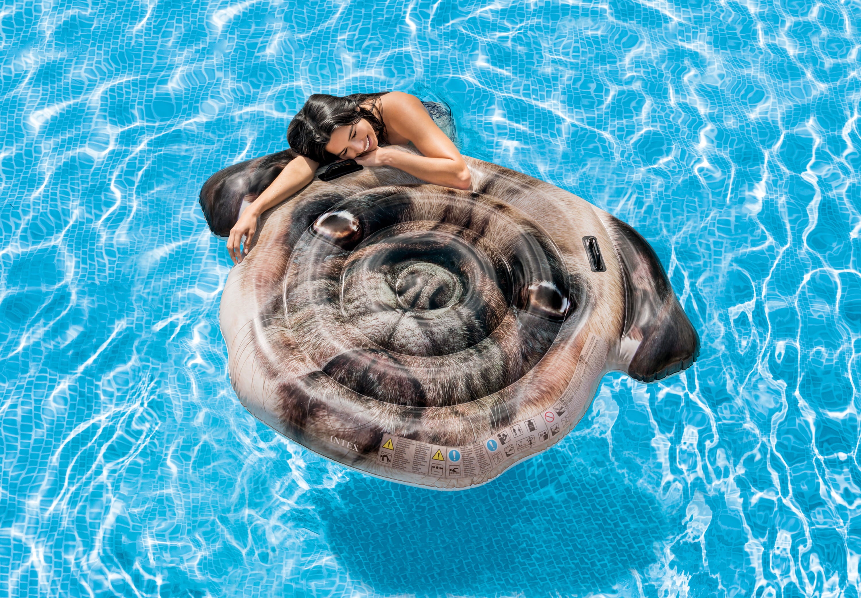 Intex Vinyl Dog Island Inflatable Pool Float