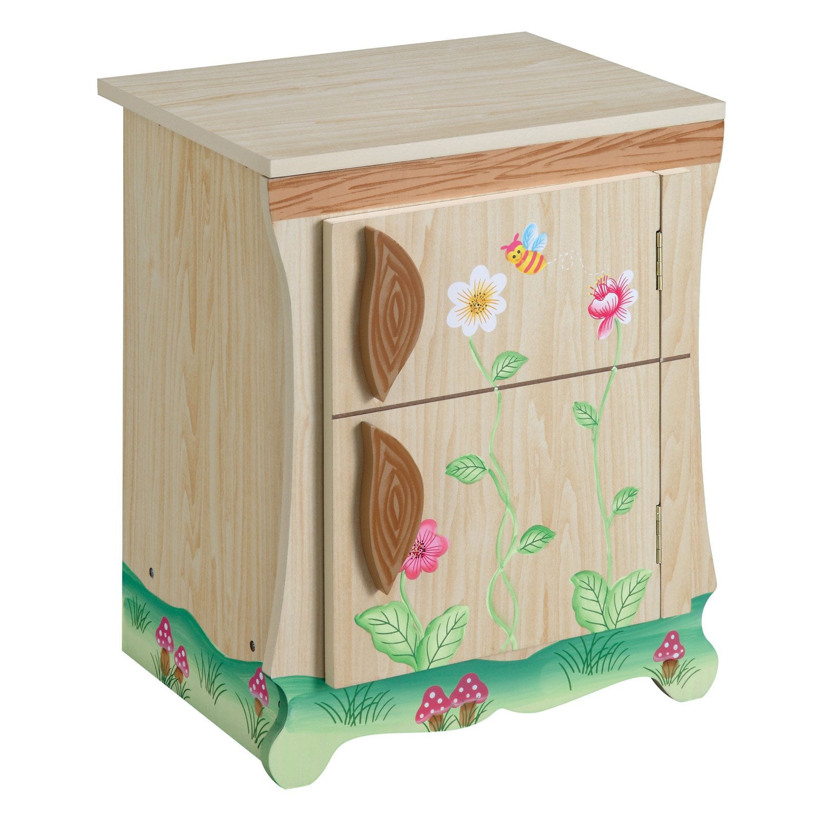 Teamson Kids - Little Chef Bremen Forest Play Kitchen - Fridge - Burly wood