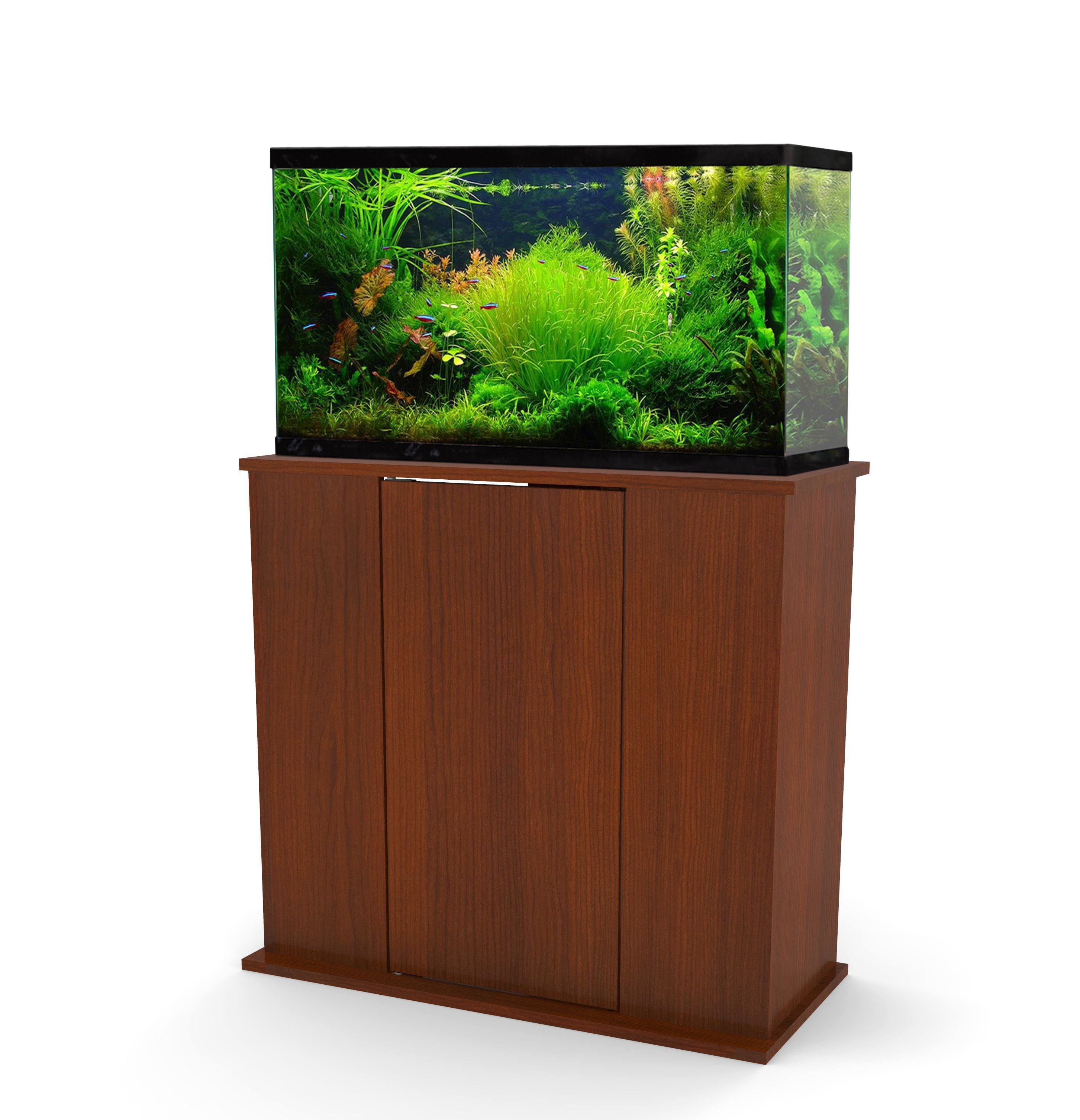 Aquatic Fundamentals 29-37 Gallon Serene Cherry Wood Aquarium Stand