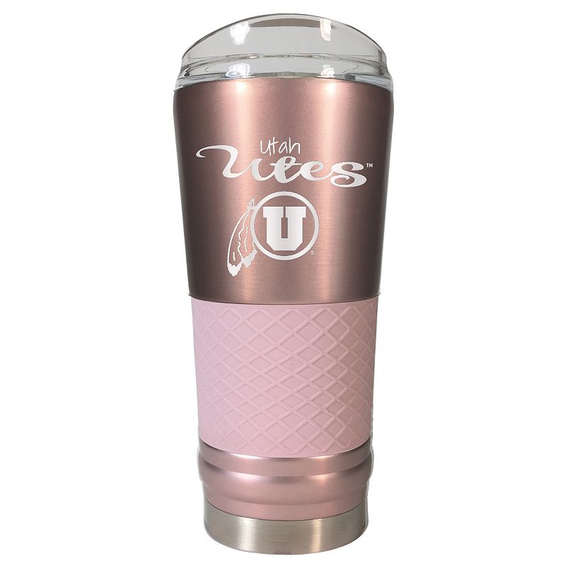 Utah Utes 24-Ounce Draft Rose Gold Tumbler