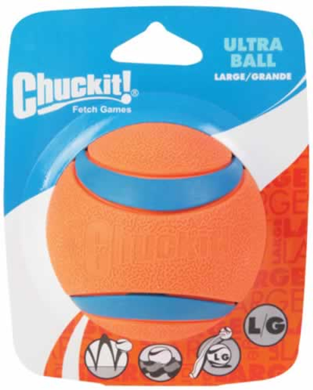 Chuckit! Ultra Rubber Ball Toy for Dogs， X-Large