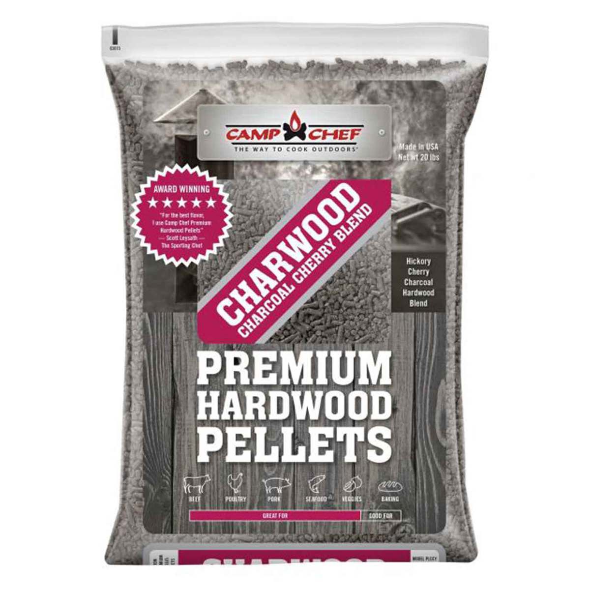 Camp Chef Charwood Charcoal Cherry Pellet Blend