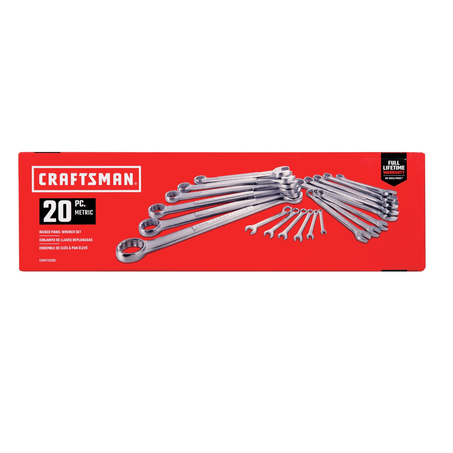 Craftsman 12 Point Metric Combination Wrench Set 20 pc