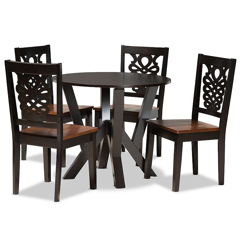 Baxton Studio Valda Dining 5-piece Set