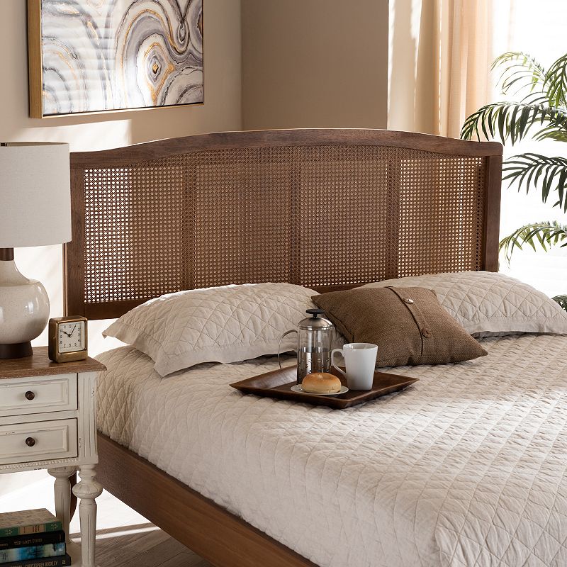 Baxton Studio Marieke Light Brown Headboard