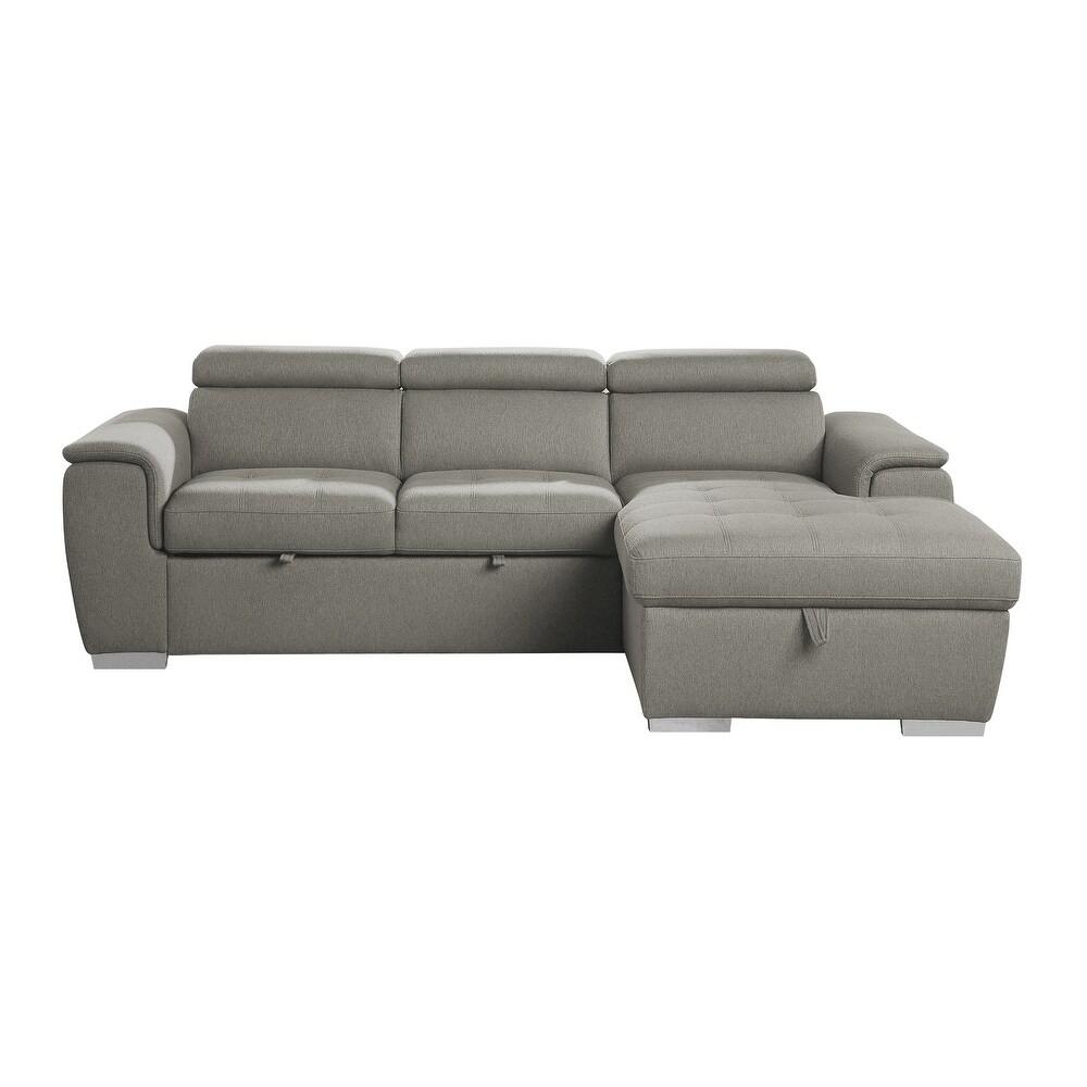 McCoy 2 Piece Sofa Chaise with Pull Out Bed