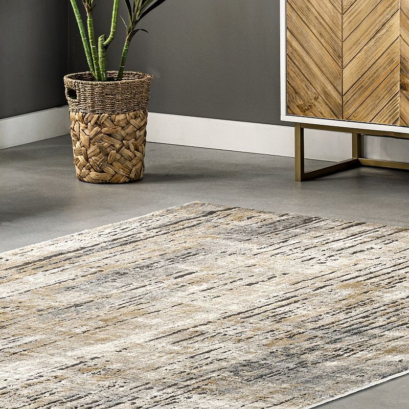 nuLOOM Estelle Faded Stripe Abstract Area Rug