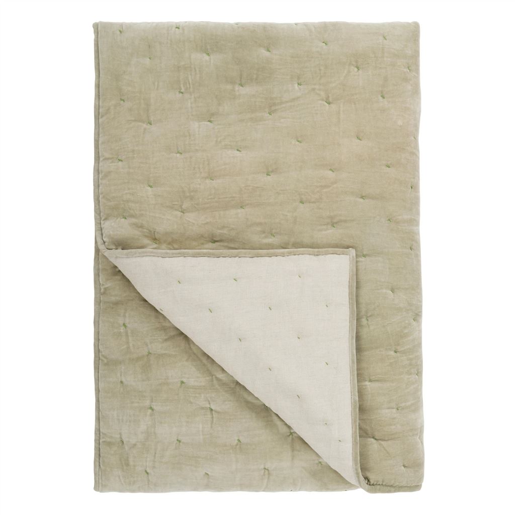 Sevanti Dove Quilted Throws and Shams