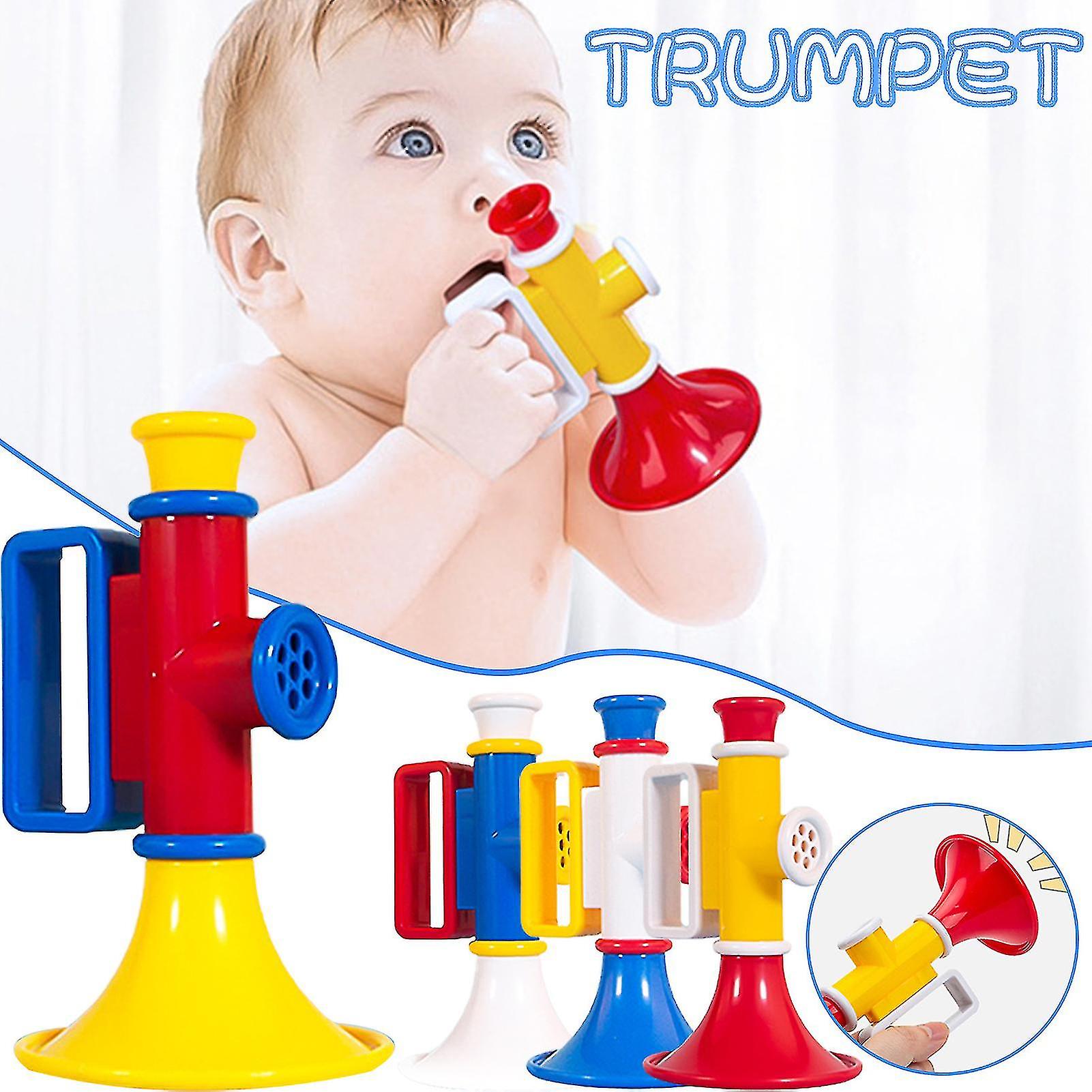 Children Puzzle Trumpet Portable Musical Instruments Toy Exercise Lung Vitality