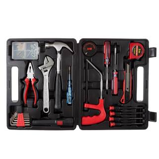 Household Hand Tool Set with Plastic Toolbox (65-Piece) 392442QLH