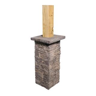 ClipStone 14 in. x 14 in. x 12 in. 1 LF Mystic NorthernLedge ColumnWrap CSS.14.204.2