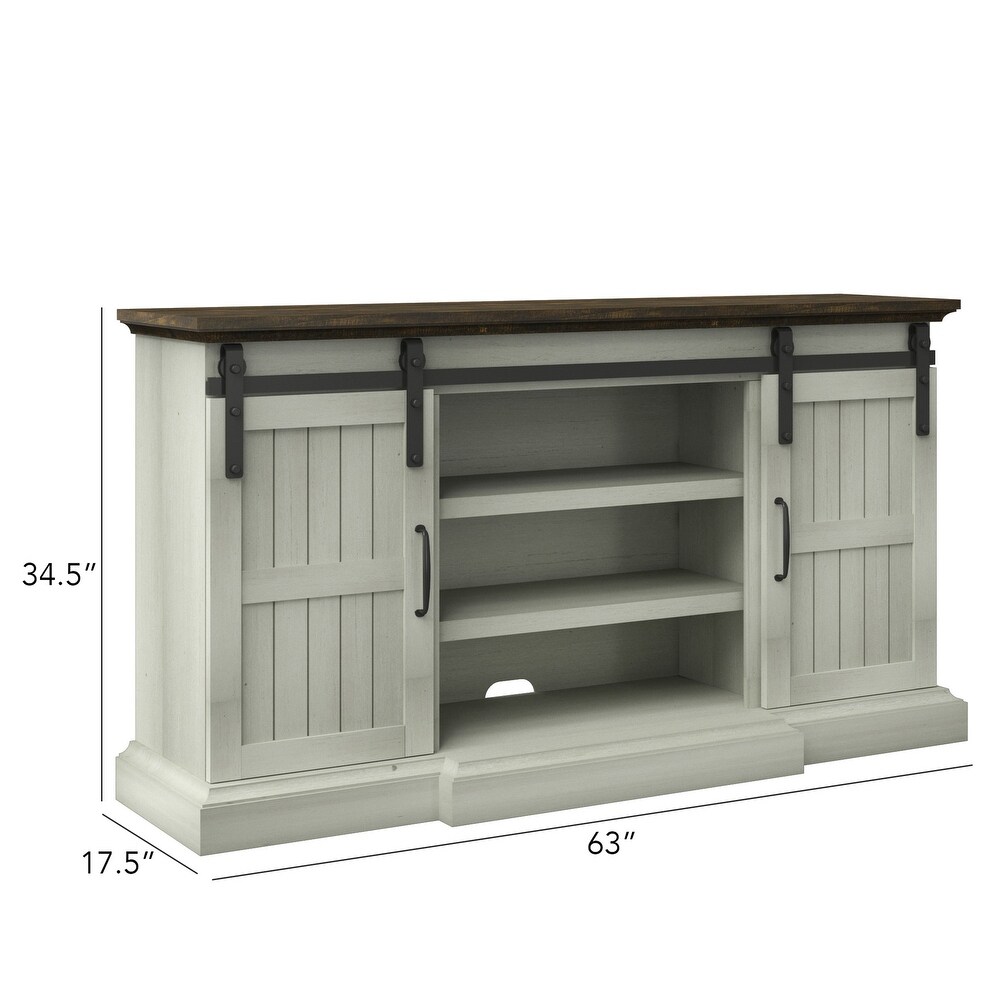 Sliding Barn Door TV Stand for TVs up to 70\