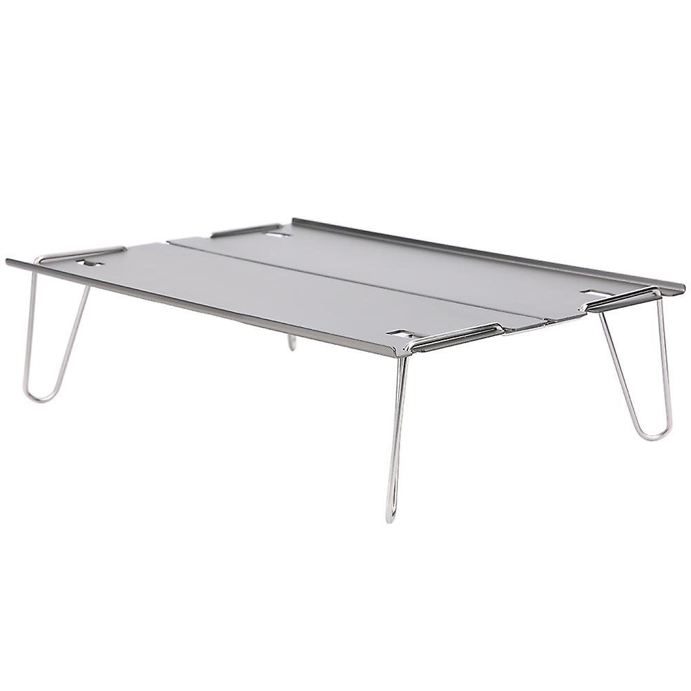 Camping Folding Table Ultralight Foldable Table Portable Aluminium Alloy Picnic Table Grey