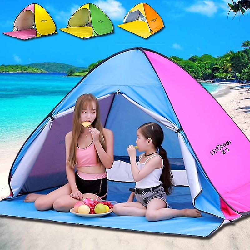 Automatic Sun Shelters Beach Tent Uv Protection Pop Up Tents Sun Shade Awning Camping Outdoor Hiking Travel Shelter X318b