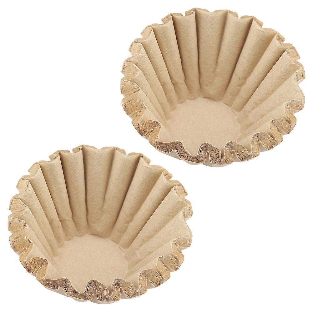 50pcs Disposable Wood Fiber Coffee Filters Cup Replacement (s)