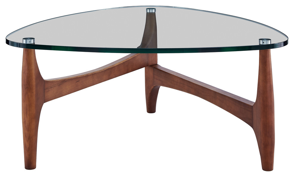 Ledell 35 quotCoffee Table   Midcentury   Coffee Tables   by Euro Style  Houzz