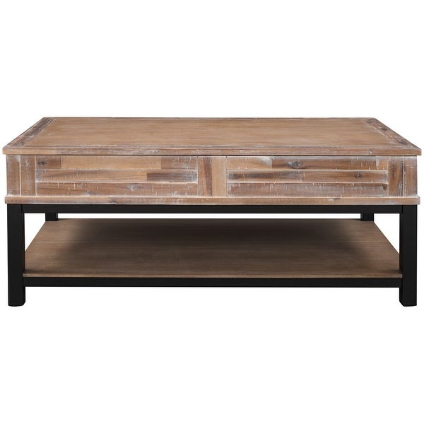 Merax Lift Top Coffee Table with Inner Storage Space and Shelf