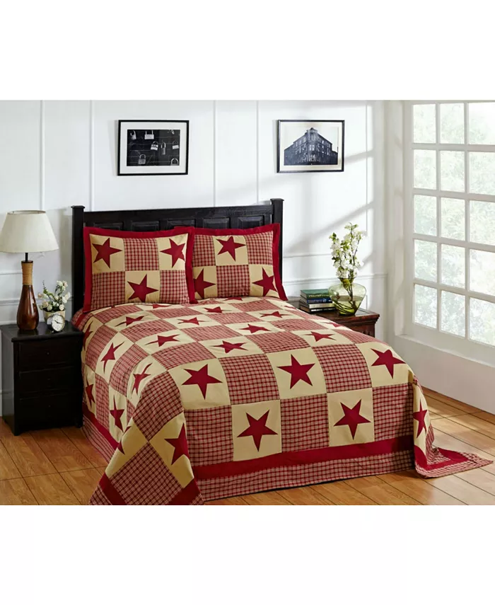 Better Trends Star Bedspread and Sham Set