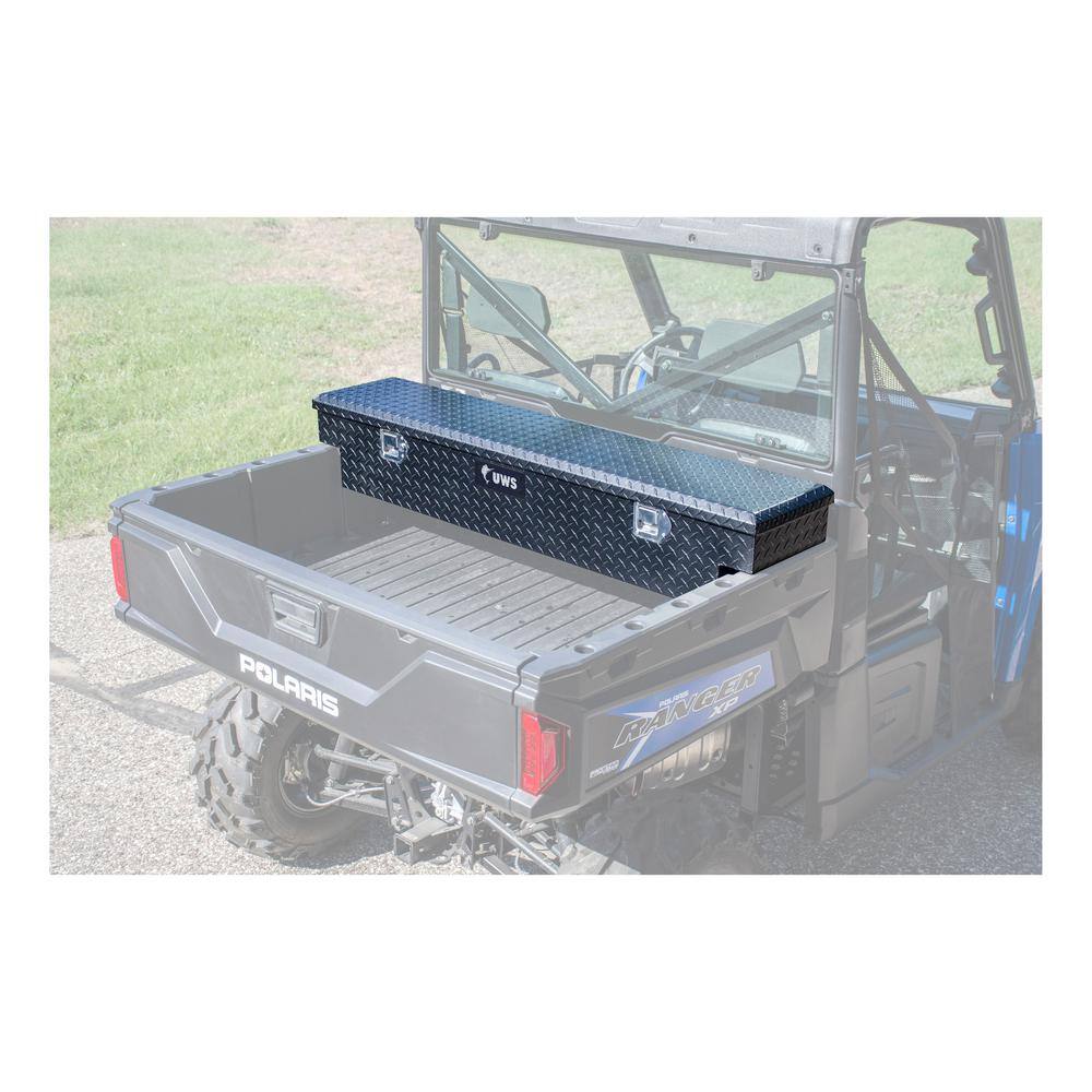 UWS 59.063 in. Matte Black Aluminum Full Size Crossbed Truck Tool Box EC10903