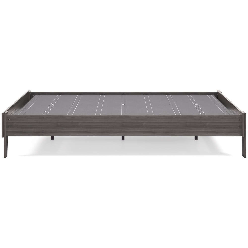 Signature Design by Ashley Brymont Dark Gray Platform Bed