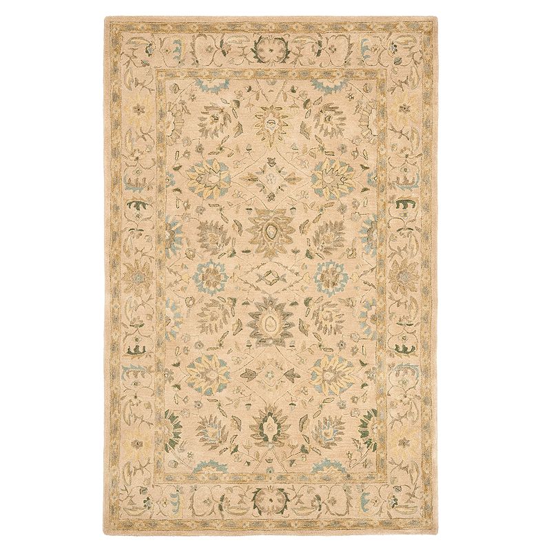 Safavieh Anatolia Dylan Framed Floral Wool Rug