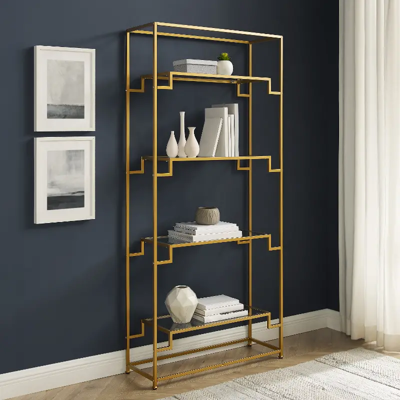 Celeste Gold Bookshelf